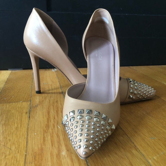 Gucci “coline” studded cap toe pump - Picture 5 of 10